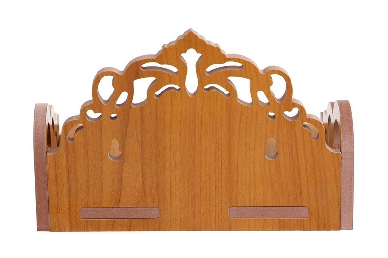 kriyanta kriyanta Wooden Small Temple for Home Puja Mandir Wall Hanging and Table Top Home Mandir Temple Home Decor Beautiful Wooden Temple Hindolo 28 - Image 5