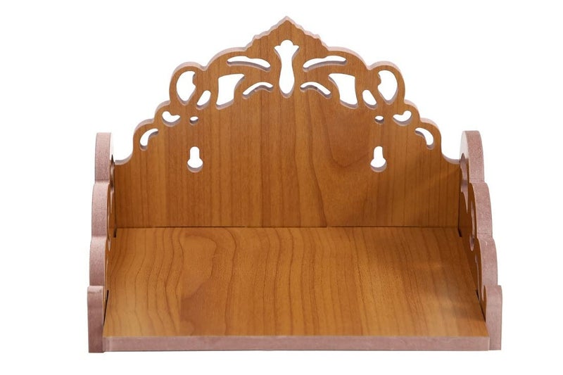 kriyanta kriyanta Wooden Small Temple for Home Puja Mandir Wall Hanging and Table Top Home Mandir Temple Home Decor Beautiful Wooden Temple Hindolo 28 - Image 2