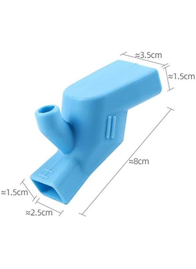 Generic 2Pcs Silicone Faucet Water Tap Extender, Kitchen Sink Faucet Extender Faucet Connector Kitchen Water Tap Extension Kitchen Sink Faucet Extender for Kids Tooth Brushing Gargle  - Image 2