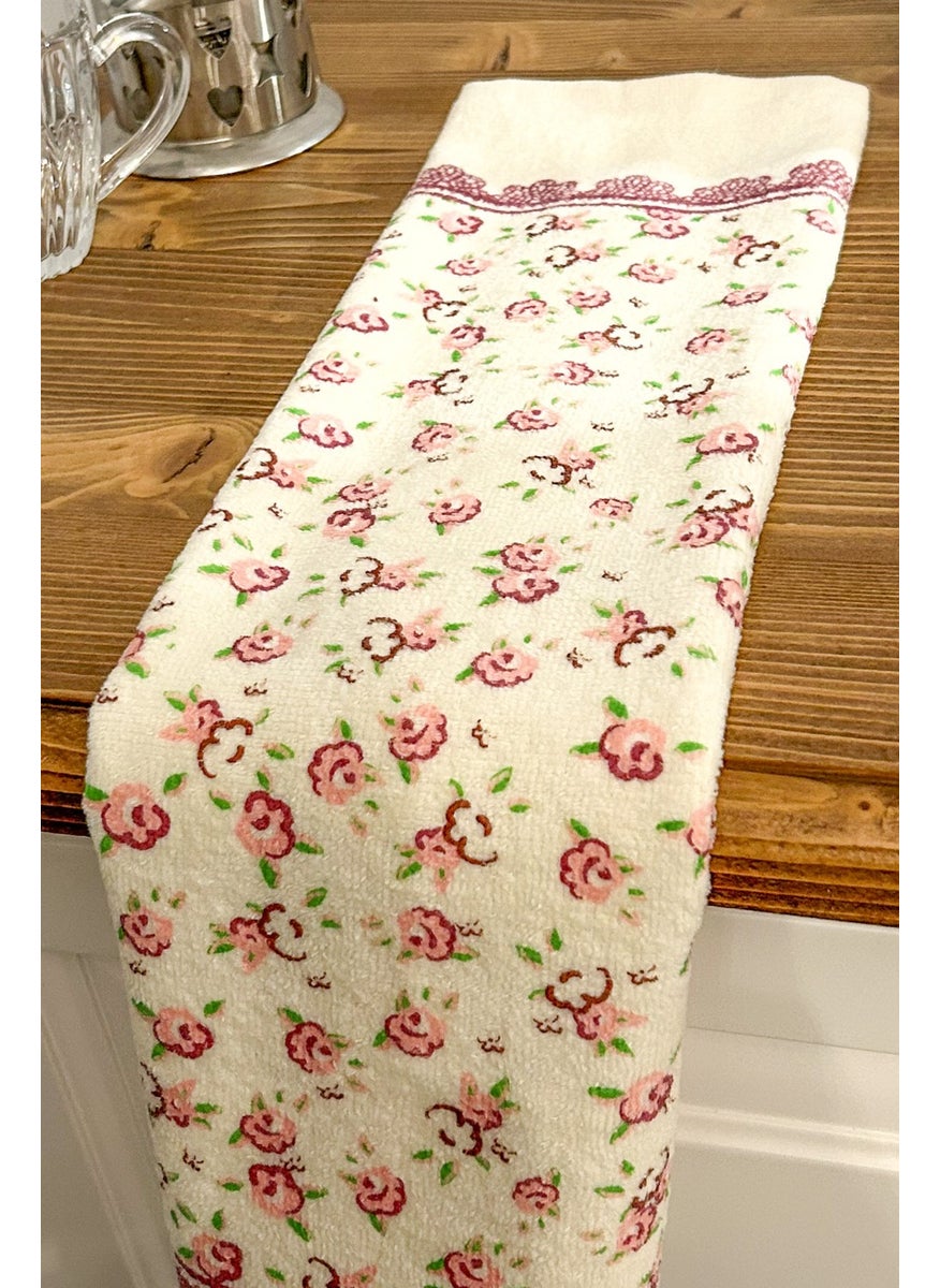 Cnr Garden Kitchen Cotton Printed 100% Cotton 30X50 cm Hand Face Kitchen Towel Soft Patterned Water Absorbent Towel  - Image 3