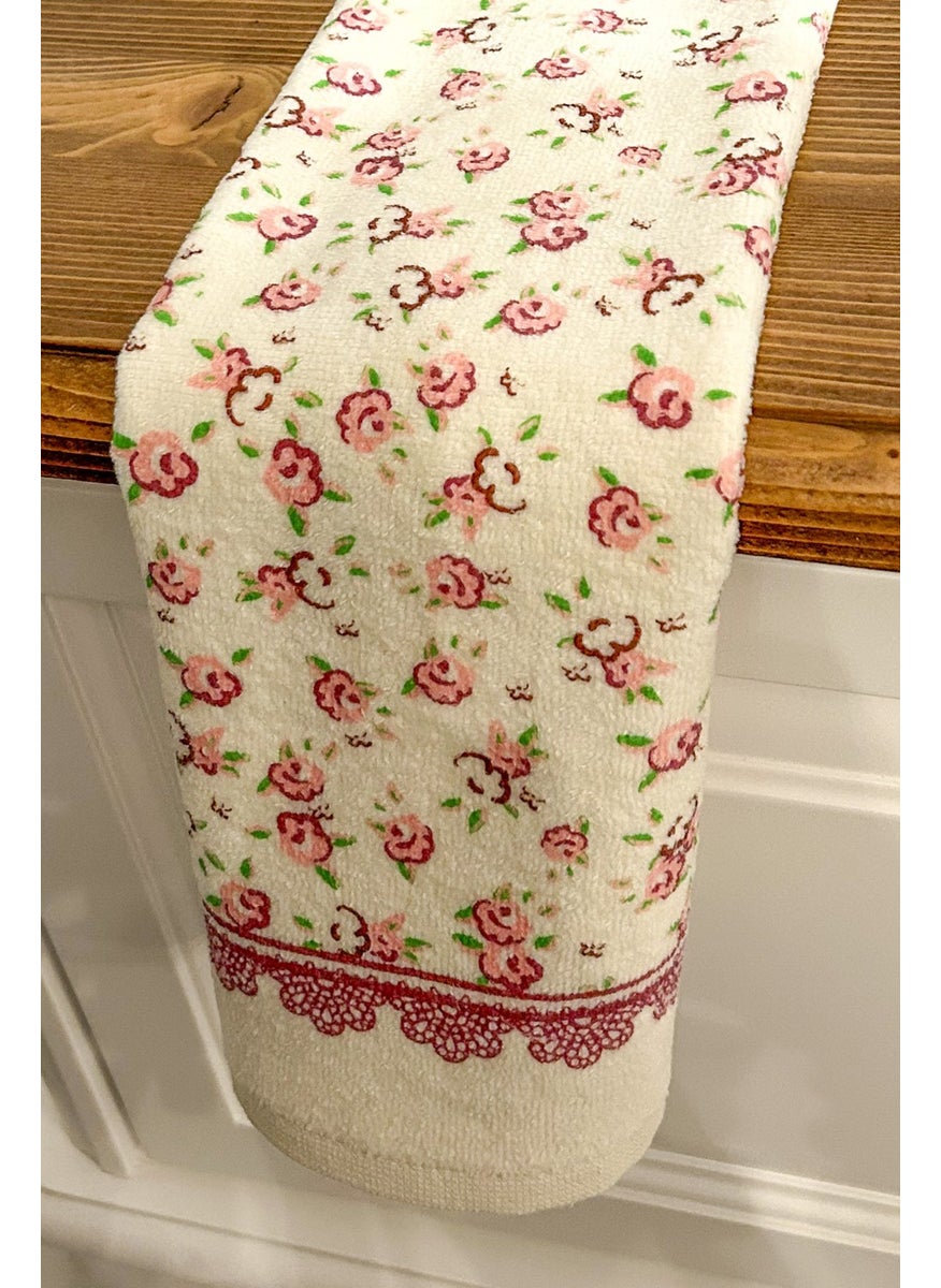 Cnr Garden Kitchen Cotton Printed 100% Cotton 30X50 cm Hand Face Kitchen Towel Soft Patterned Water Absorbent Towel  - Image 2