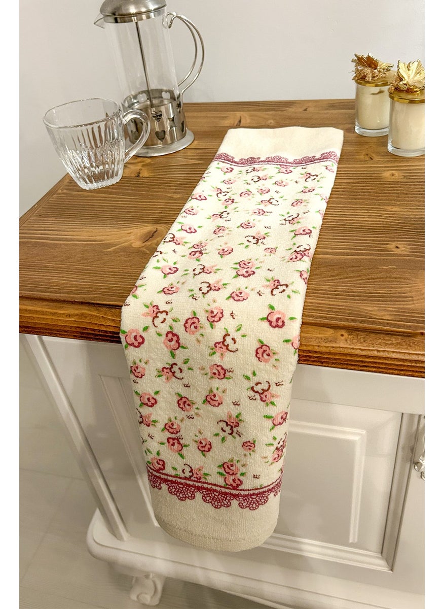 Cnr Garden Kitchen Cotton Printed 100% Cotton 30X50 cm Hand Face Kitchen Towel Soft Patterned Water Absorbent Towel  - Image 1