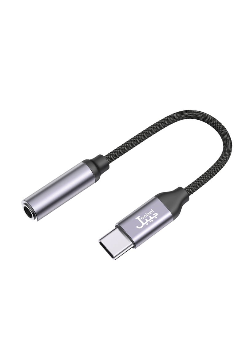 Jeebel AUDIO ADAPTER COMPATIBLE WITH TYPE-C 