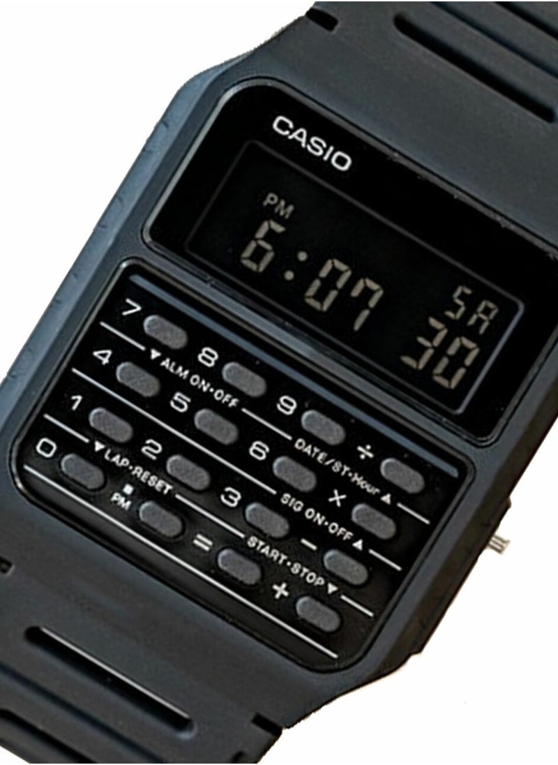 CASIO - Casio Resin Digital Watch For Men's CA-53WF-1BDF - Image 1