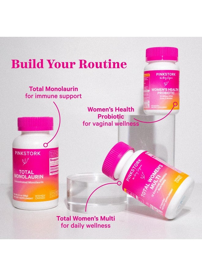 Pink Stork Total Monolaurin Supplement - Gut Health, Immune Support, Metabolism and Digestive Wellness, Vaginal Health, Morning Sickness Support, Pregnancy Must Haves, Concentrated Monolaurin, 2.4oz - Image 5