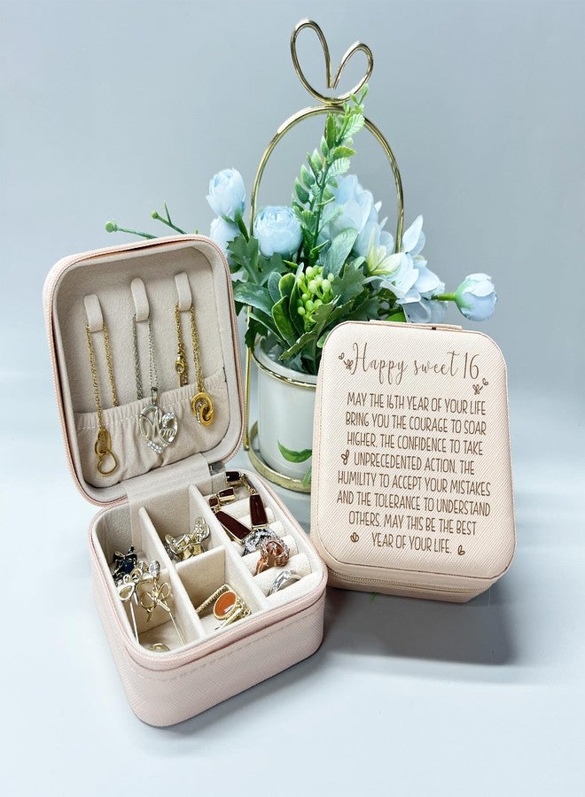 JOYKWE Happy Sweet 16 Jewelry Box Gift for Girls, 16th Birthday Gifts for Girls, Gifts for 16 Year Old Girl 2025, 16th Birthday Jewelry Holder for Her, Teens, Sister, Daughter, Niece, Granddaughter - Image 4