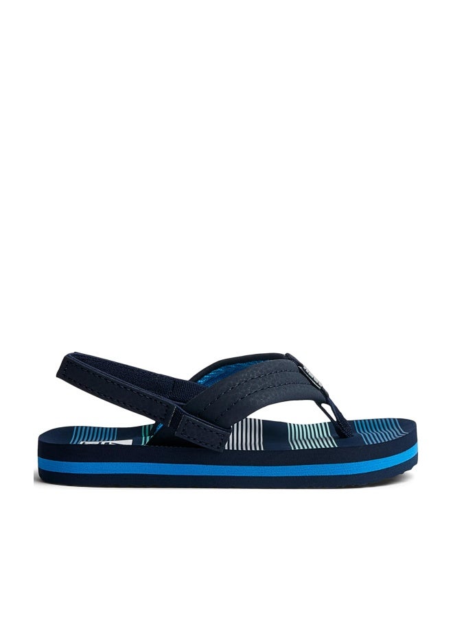 REEF Kids Boys Sandals, Little Ahi, Deep Sea Stripes, 8 - Image 1