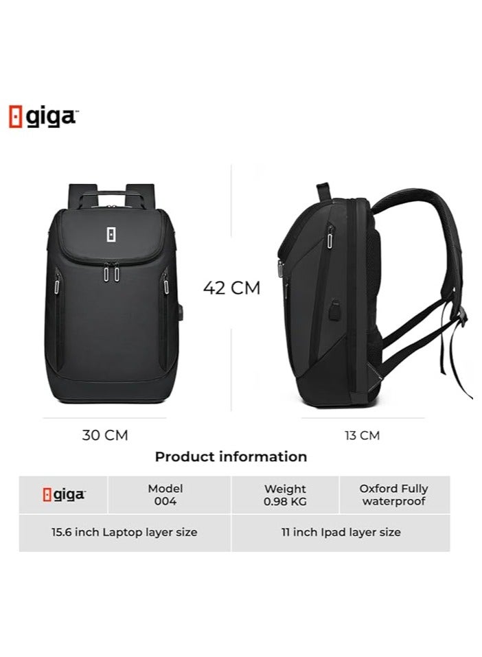 Giga EG 605 Multi-Layer Large Capacity, Wear Resistant,Waterproof Fabric with USB Laptop Backpack  - Image 2