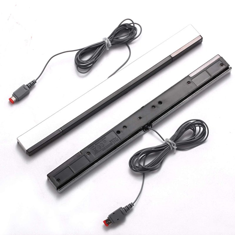 Fpxnb 2 Pcs Replacement Motion Sensor Bars for Wii & WiiU Game Console, Wired Infrared IR Ray Sensors (Pack of 2) - Image 2