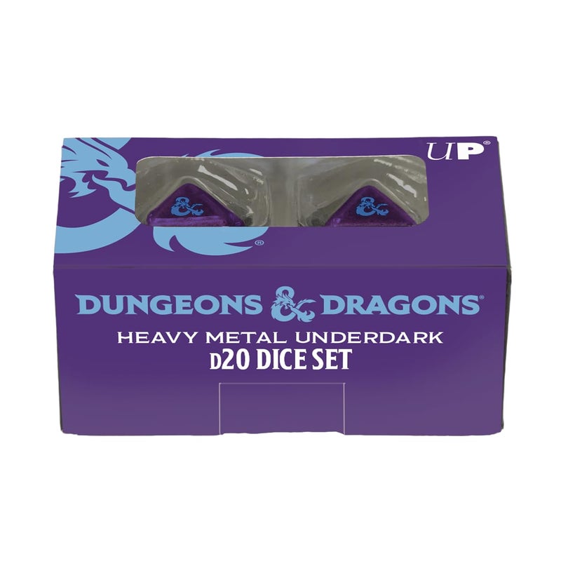 Ultra PRO - 2 D20 Underdark Dice Set for Phandelver and Below: The Shattered Obelisk for Dungeons & Dragons  Polyhedral Dice for DND RPG MTG Games  20 Sided Dice for Table Games - Image 2