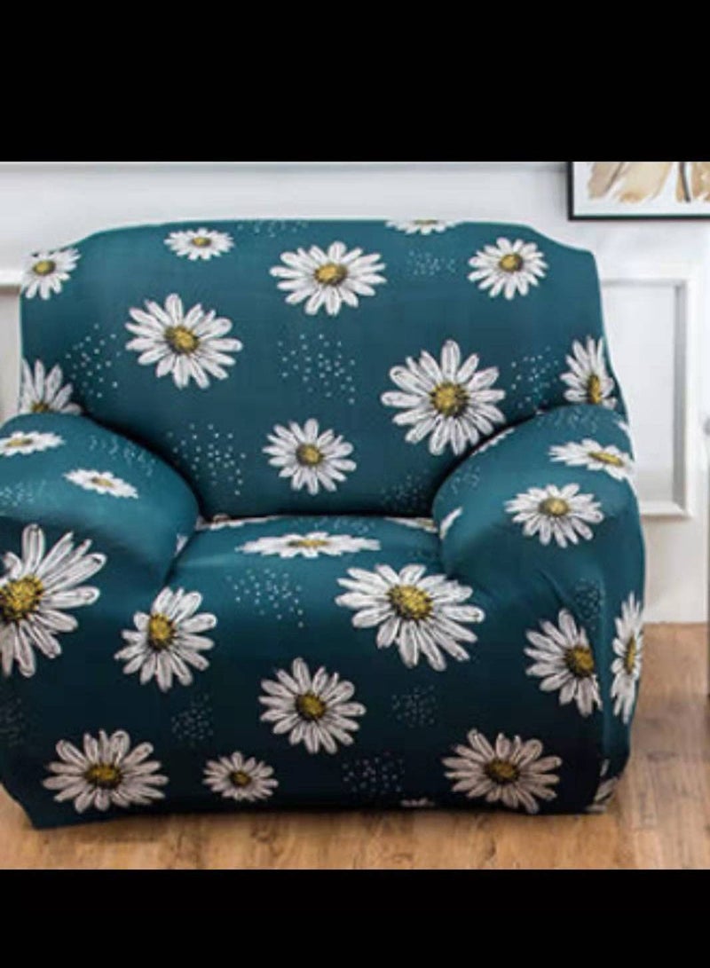 GOLDEN MILLION غطاء أريكة قابل للتمدد، غطاء أريكة مطبوع، غطاء كرسي غير قابل للانزلاق - Image 2