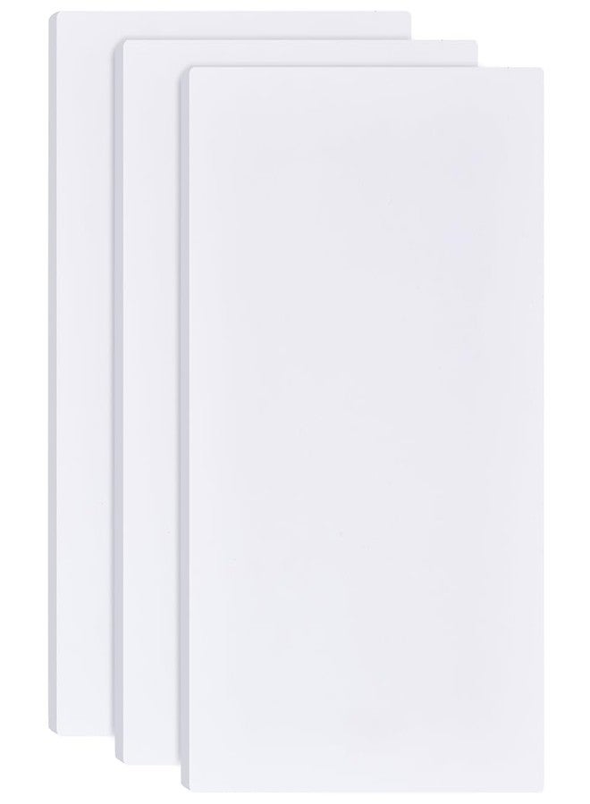 BENECREAT 3Pcs 1/2 Inch White Foam Boards, 12x8 Inch Rectangle PVC Foam Sheet Poster Board for Mounting, Crafts, Art, Display, Presentation and Projects - Image 1