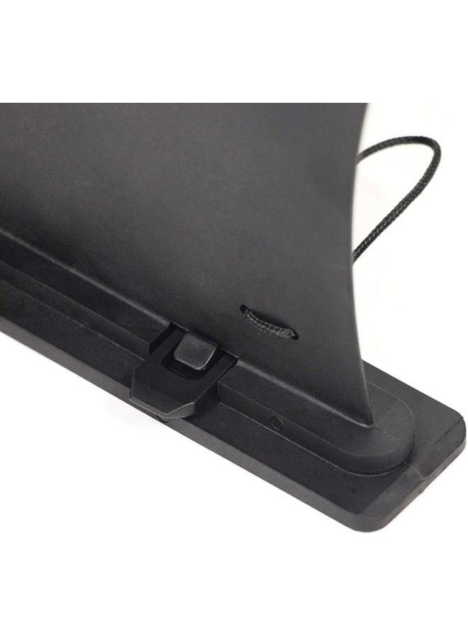 ISUP Fins 9", Paddle Board Center Fin, Slide-in Fin Replacement for Inflatable Paddle Board, Quick Release SUP Fin Universal Type, Black - Image 3