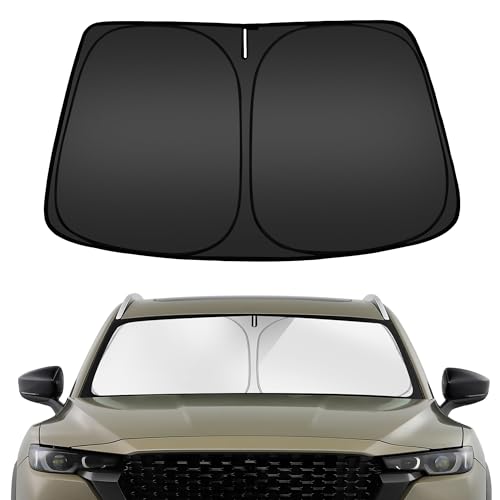 ARISMOTOR Windshield Sun Shade for Mazda CX50 20232025 2026 Custom Fit Foldable Front Window Sunshade Sun Visor Protector Block UV Rays Keep Your Car Cooler - Image 1