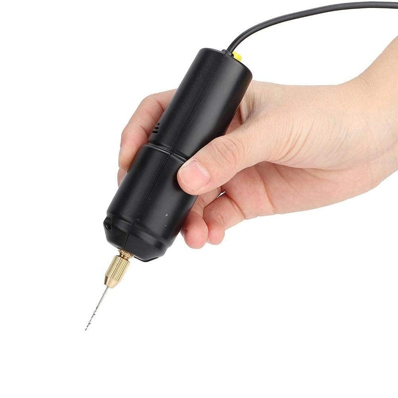 COYRASTH COYRASTH Micro Electric Portable Hand Drill Set Mini Electric Pin for Arts Crafts Jewelry Making Miniature DIY Craft and Pendant Making Supplies Set of 1 - Image 1