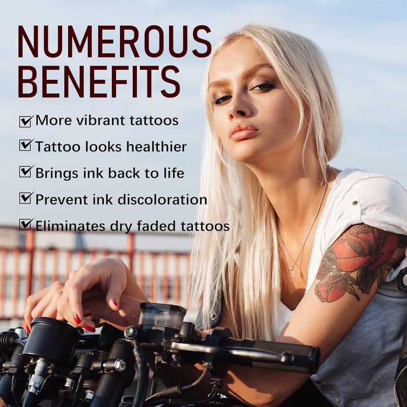 2pack Tattoo Aftercare Butter Balm, 2.6 oz, Old & New Tattoo Moisturizer Healing Brightener for Color Enhance, Natural Tattoo Cream - Image 5