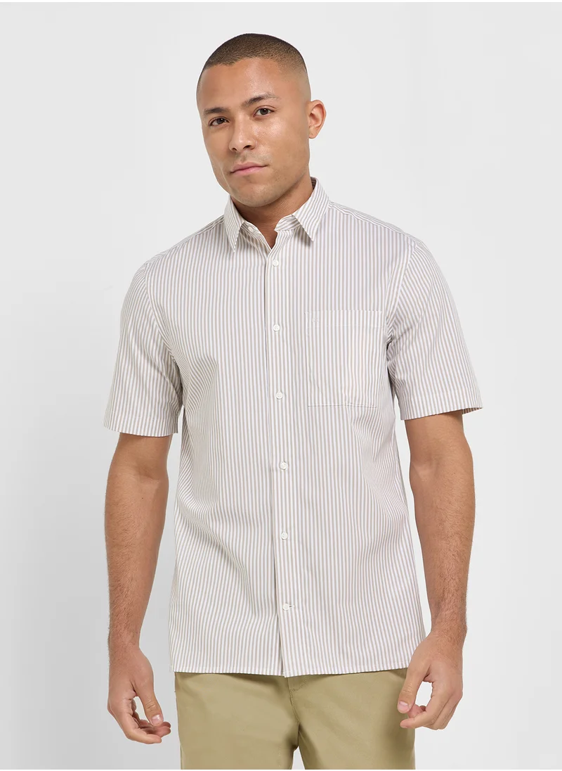 CALVIN KLEIN Poplin Stripe  Shirt