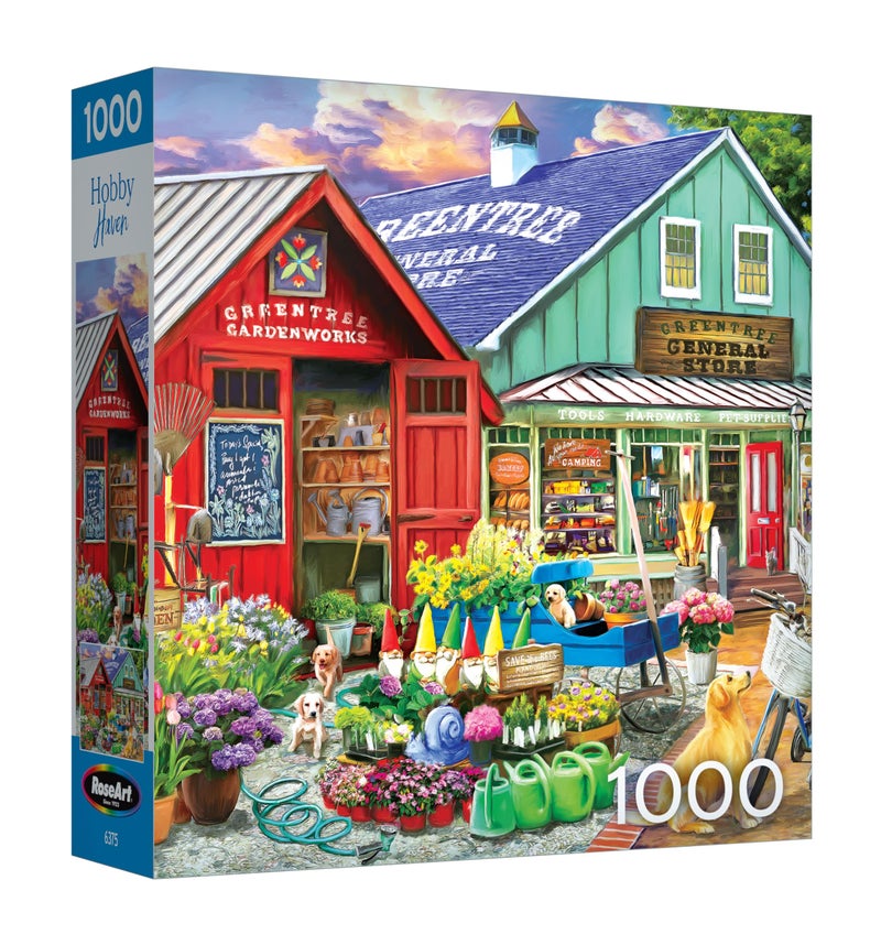 RoseArt Hobby Haven Greentree Garden Center 1000 Piece Jigsaw Puzzle for Adults - Image 2