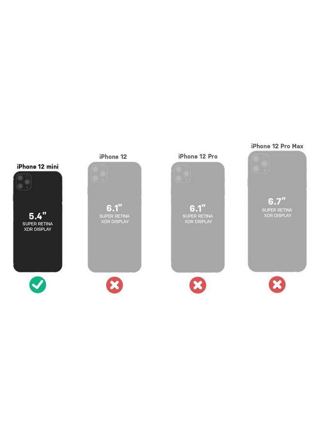 أوتربوكس حافظة OtterBox Symmetry Series Series لهاتف iPhone 12 Mini - أسود - Image 2