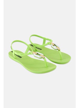 Ipanema Women Push Button Closure Sandal, Light Green  - Image 1