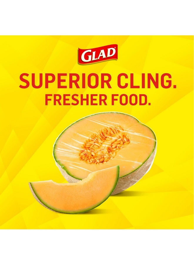 Glad Cling N Seal Plastic Food Wrap, 300 Square Foot Roll - 4 Pack (Package May Vary) - Image 2