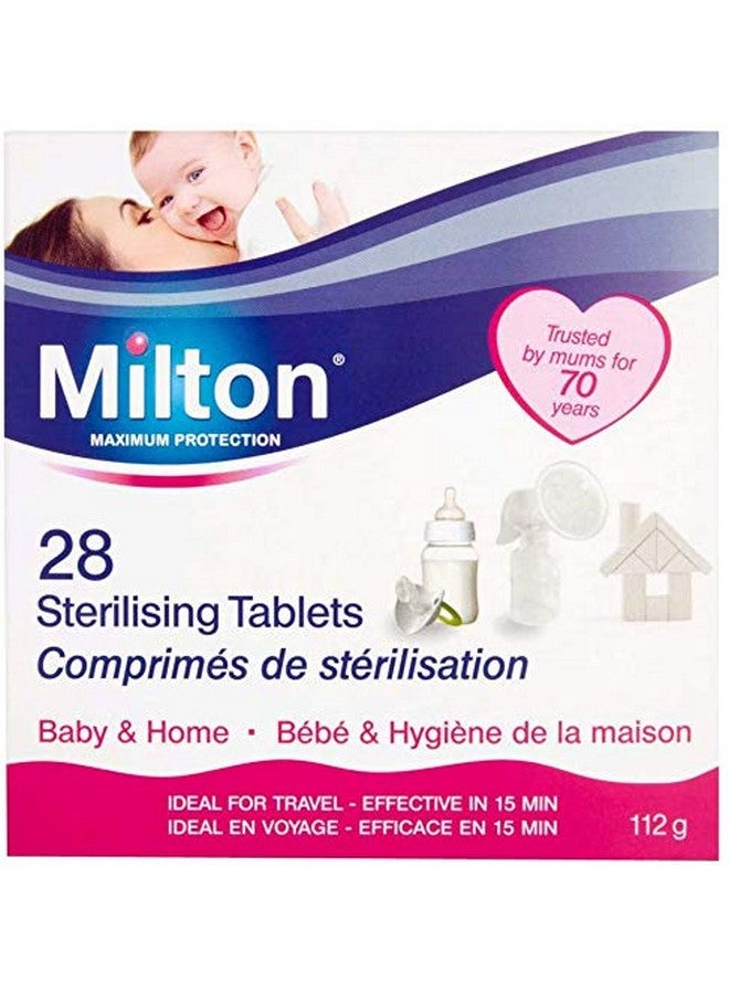 2 x 28 Tablets Milton Sterilising Baby Bottles Teats Spoons Soothers Pacifier