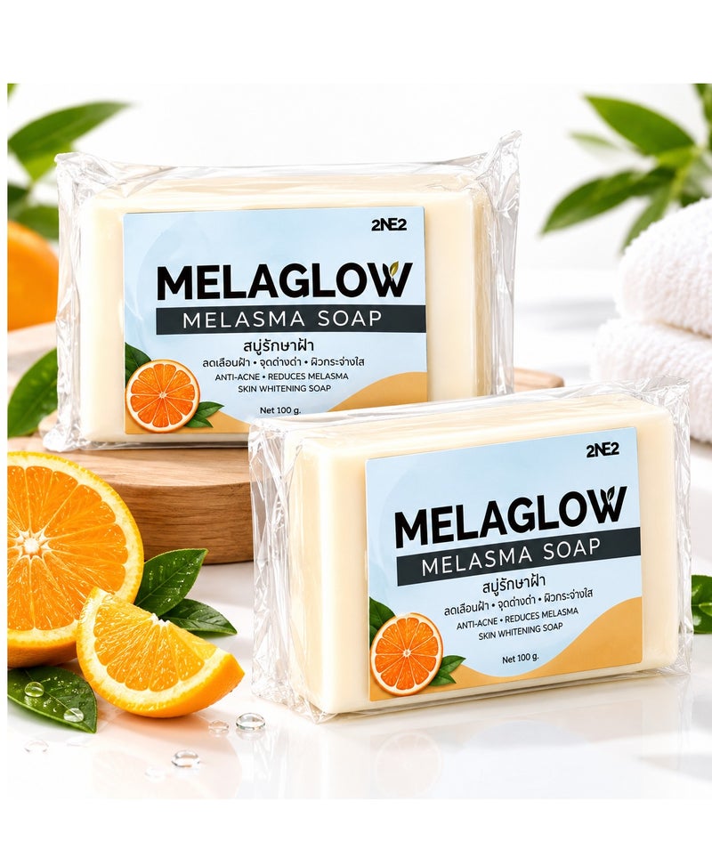 [2 Pieces] Melaglow Soap for Melasma – 100g