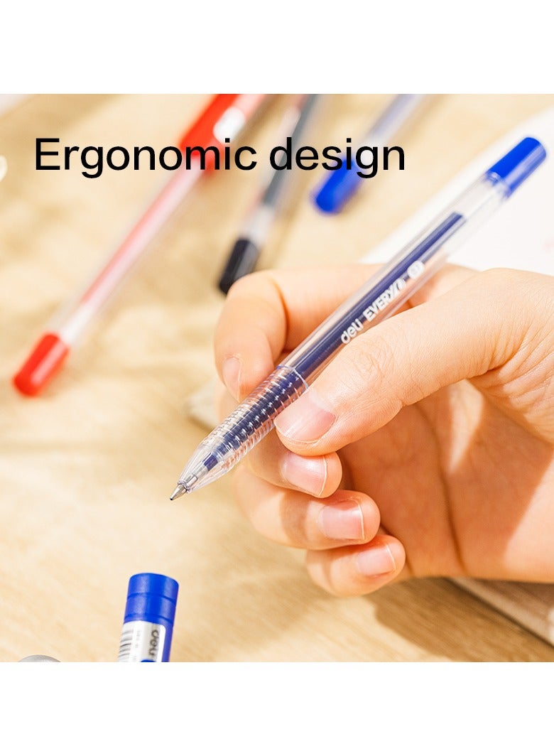 ديليEG83-BL قلم جيل 0.7 ملم ناعمة حبر أزرق، 12 قطعة/علبة – مثالي للكتابة في المدرسة أو العمل - Image 5