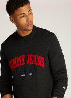 TOMMY JEANS Logo Print Full Sleeve Sweatshirt  - Image 3