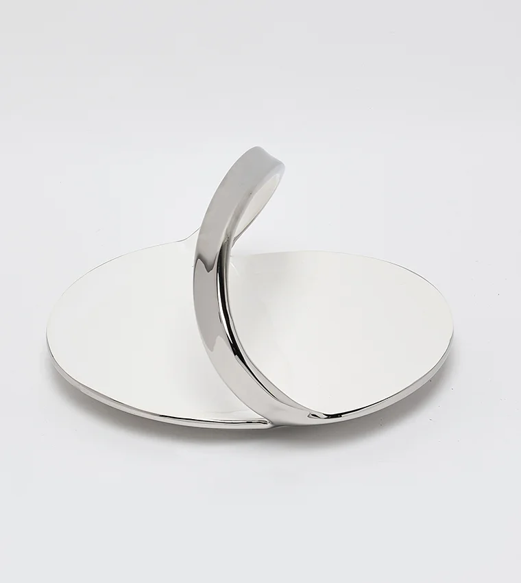Sur La Table Serving Platter w/Handle 23cm White/Silver
