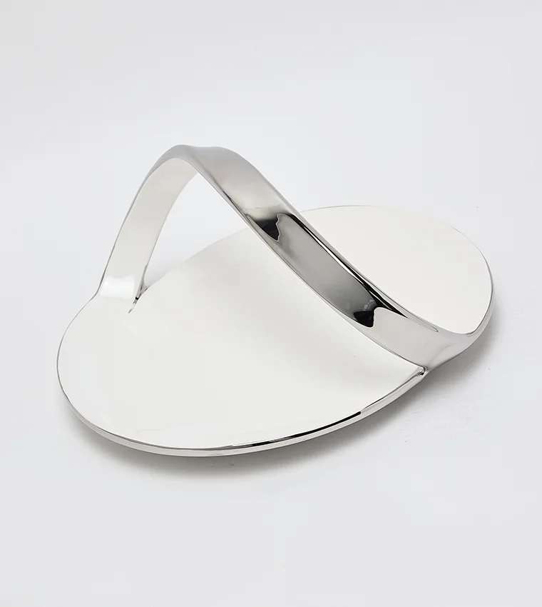Sur La Table Serving Platter w/Handle 23cm White/Silver