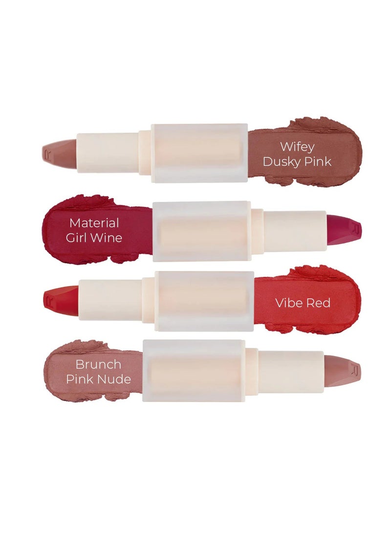 REVOLUTION Lip Allure Soft Satin Lipstick, CEO Red  - Image 5