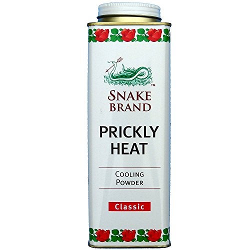 SNAKE BRAND Prickly Heat Powder Snake Brand (280 Grams); Original Cool Body Powder for Sport Girl and Men/ Summer Hot Weather Powder - Image 1