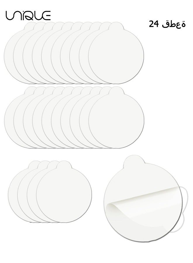 Unique Refill Glue Boards 24 Pcs 4.3 Inches Sticky Glue Pads Fits for Katchy, for Fenun and Other Models Indoor Insect Fly Mosquito Trap Bug Catcher Mosqusito Lamp, Flea Trap Refill - Image 1