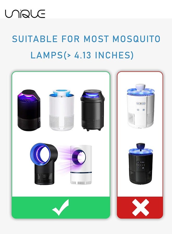 Unique Refill Glue Boards 24 Pcs 4.3 Inches Sticky Glue Pads Fits for Katchy, for Fenun and Other Models Indoor Insect Fly Mosquito Trap Bug Catcher Mosqusito Lamp, Flea Trap Refill - Image 3