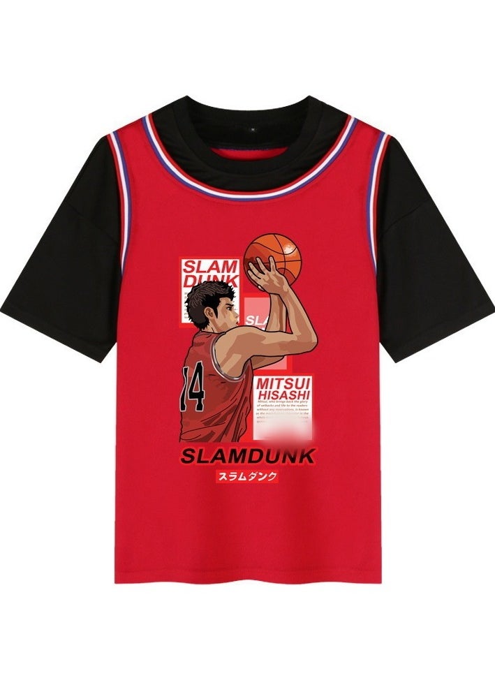 KUYING New Slam Dunk Casual Loose Short Sleeve  - Image 1