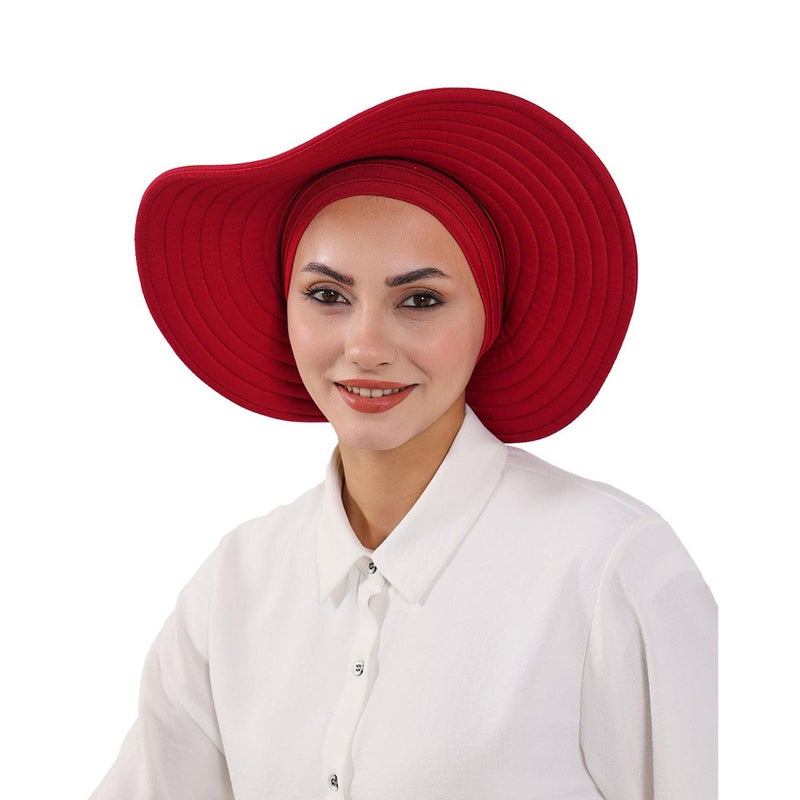 قبعة توربان جديدة مزينة بالزهور، قبعة أفريقية هندية مسلمة - Image 1