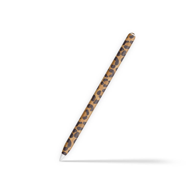 Tacky design Leopard Skin Compatible with Apple Stickers - Vinyl 3m, Brown Pencil Skin, Apple Pencil Cover Full wrap (2nd Generation) - Image 1