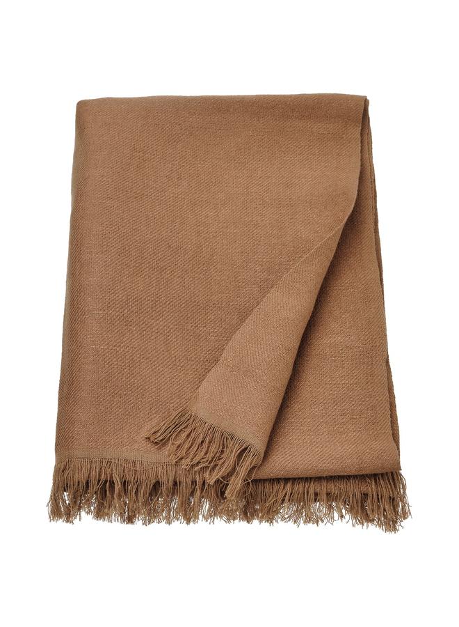 erorex Throw, light brown, 130x170 cm - Image 1