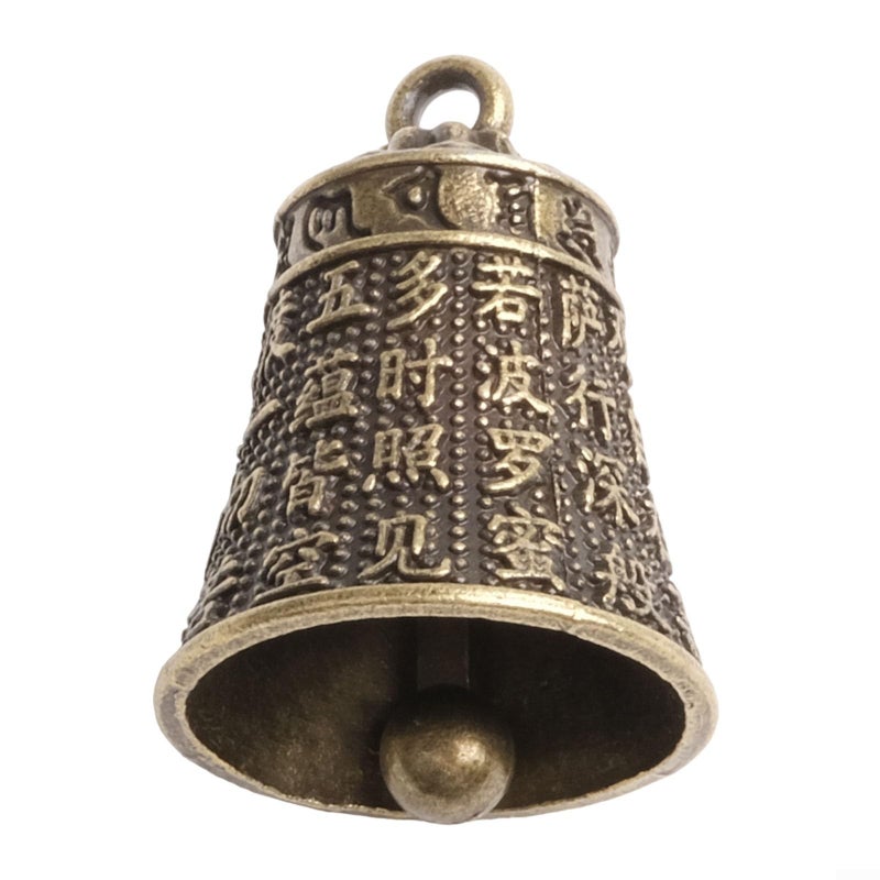 Brass Bell Handicraft Pendant for Home Decor Keychain Car Charm Feng Shui Lucky Drop - Image 3