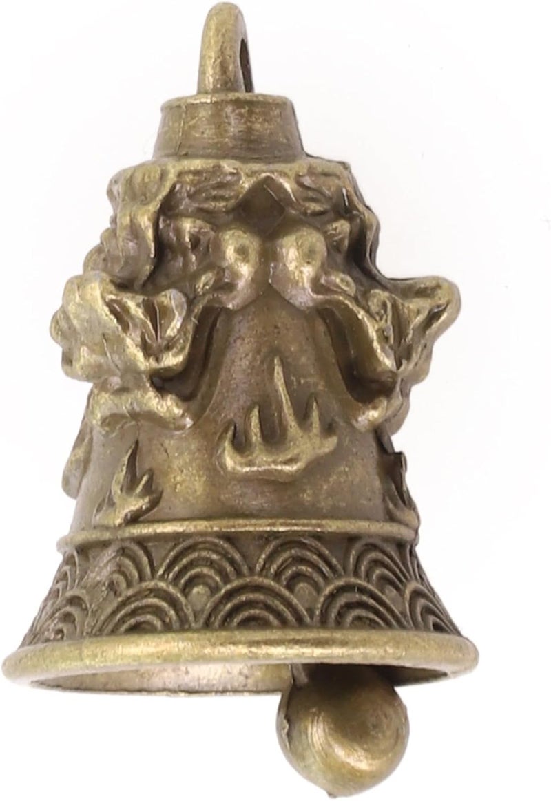 Brass Bell Handicraft Pendant for Home Decor Keychain Car Charm Feng Shui Lucky Drop - Image 1