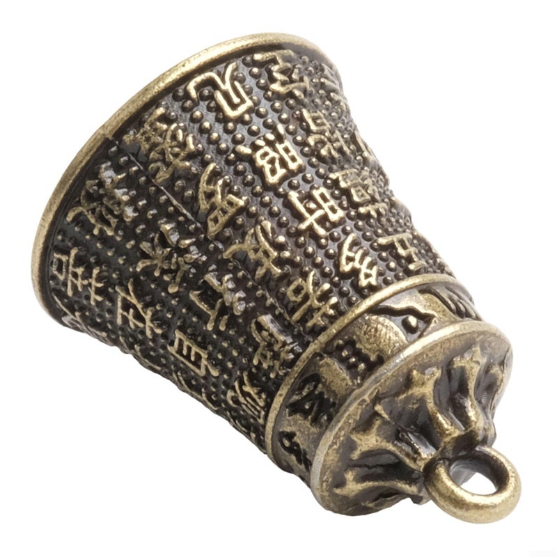 Brass Bell Handicraft Pendant for Home Decor Keychain Car Charm Feng Shui Lucky Drop - Image 4