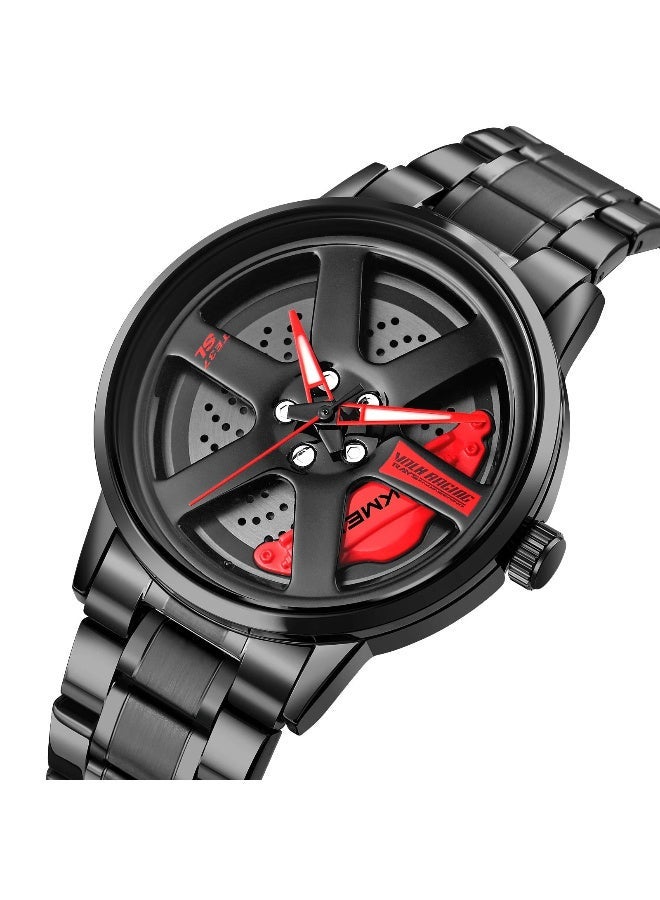 سكمي ساعة رجالية جديدة عجلات متدحرجة موضة إبداعية تشي تشوي ليغ فانز ساعة يد هدية مزدوجة الفراشة - 1787 - Image 3