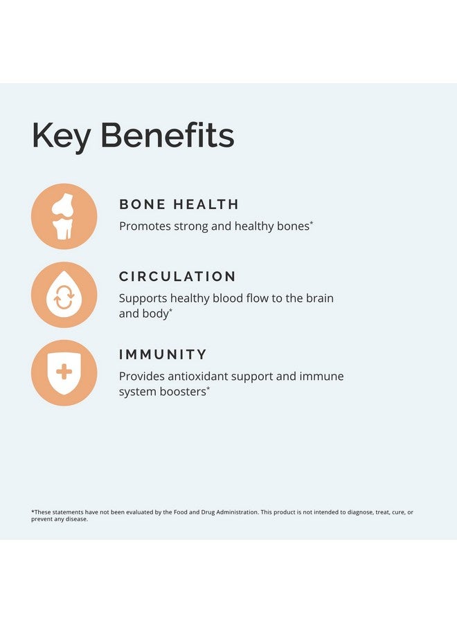 برينمد كبسولات فيتامين د3 + ك2 من BRAINMD - 60 كبسولة - دعم تآزري لصحة العظام والإدراك - خالية من الجلوتين - 60 وجبة - Image 4