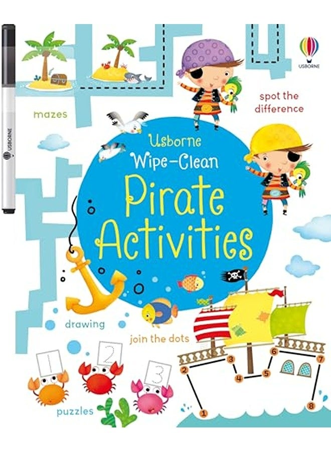 Wipeclean Pirate Activities Wipeclean Activities By Kirsteen Robson Paperback