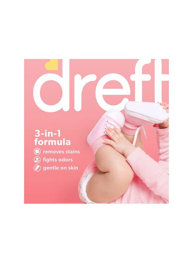 Dreft Stage 1 Newborn Baby Liquid Laundry Detergent, Gentle on Sensitive Skin, HE Compatible, 64 loads - Image 2
