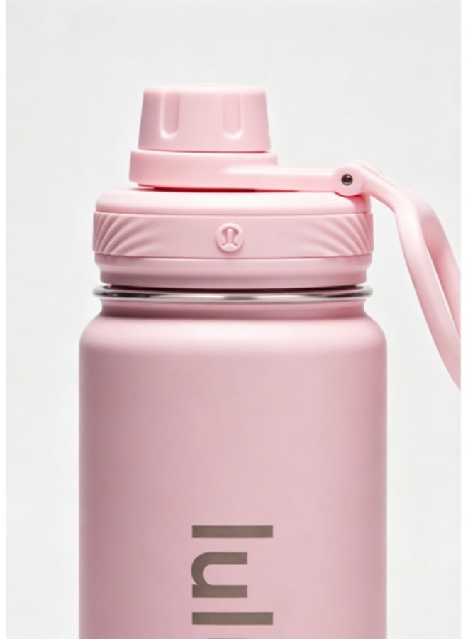 lululemonStainless steel sports vacuum insulated water bottle, suitable for holding water, iced tea, hot tea, etc., with a capacity of 710 milliliters - Image 2