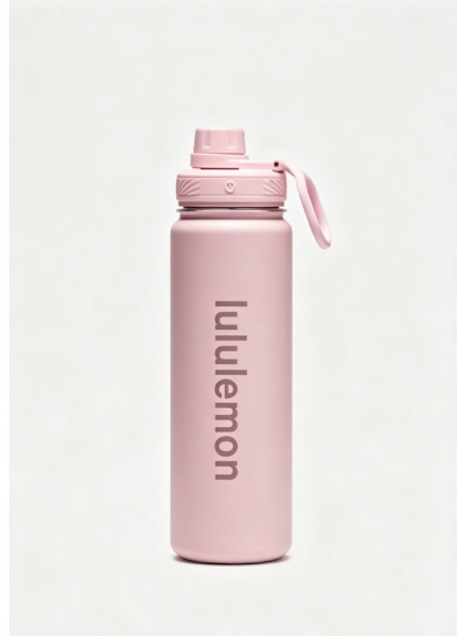 lululemonStainless steel sports vacuum insulated water bottle, suitable for holding water, iced tea, hot tea, etc., with a capacity of 710 milliliters - Image 1