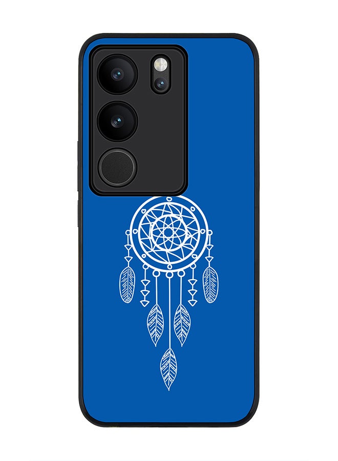 Stylizedd Rugged Black Edge case for Vivo V29 / Vivo V29 Pro / Vivo S17, Slim fit Soft Case Flexible Rubber Edges Anti Drop TPU Gel Thin Cover - Dream Catcher - Image 1