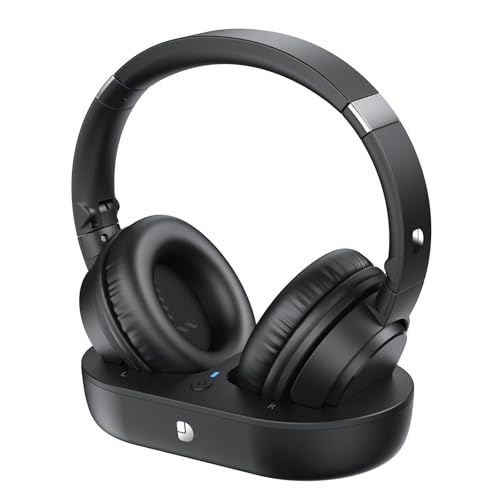 Dytole Wireless Headphones for TV TV Headphones Wireless for Seniors Versatile Charging Dock with Transmitter Instant Audio Sync 65Hour Battery Life Ideal Gift for Parents Seniors - Image 1